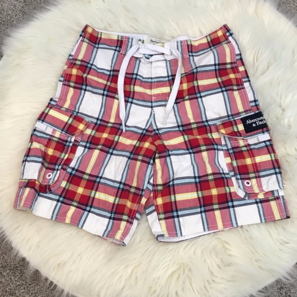 🔥Closing Sale🔥Abercrombie Plaid Swimming Trunks